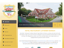 Tablet Screenshot of lathener-marsch.de